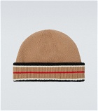 Burberry - Striped cashmere and cotton beanie