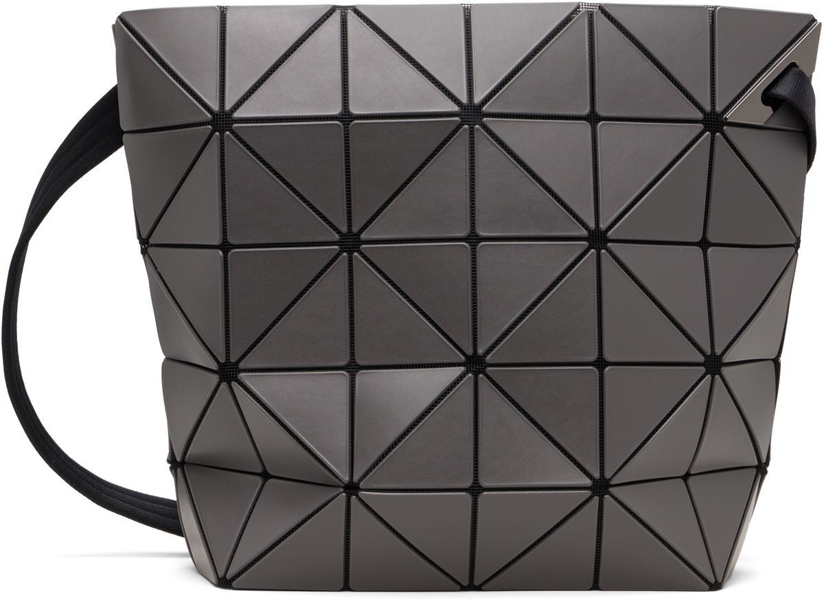 Bao Bao Issey Miyake Gray Cuboid Crossbody Bag Bao Bao Issey Miyake