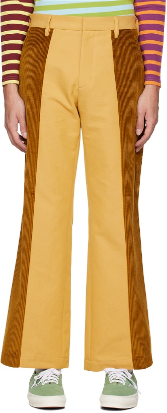 Photo: Stockholm (Surfboard) Club SSENSE Exclusive Tan Trousers