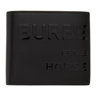 Burberry Black Horseferry Print International Bifold Wallet