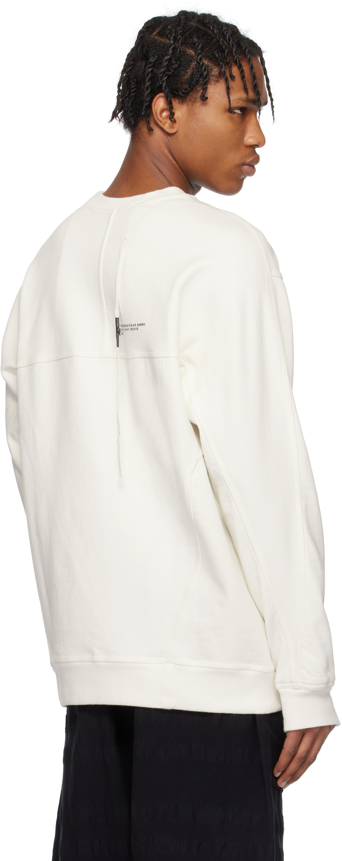11 by Boris Bidjan Saberi Off-White CR4 Sweatshirt