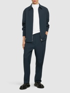 JIL SANDER - Fine Tech Gabardine Zipped Shirt