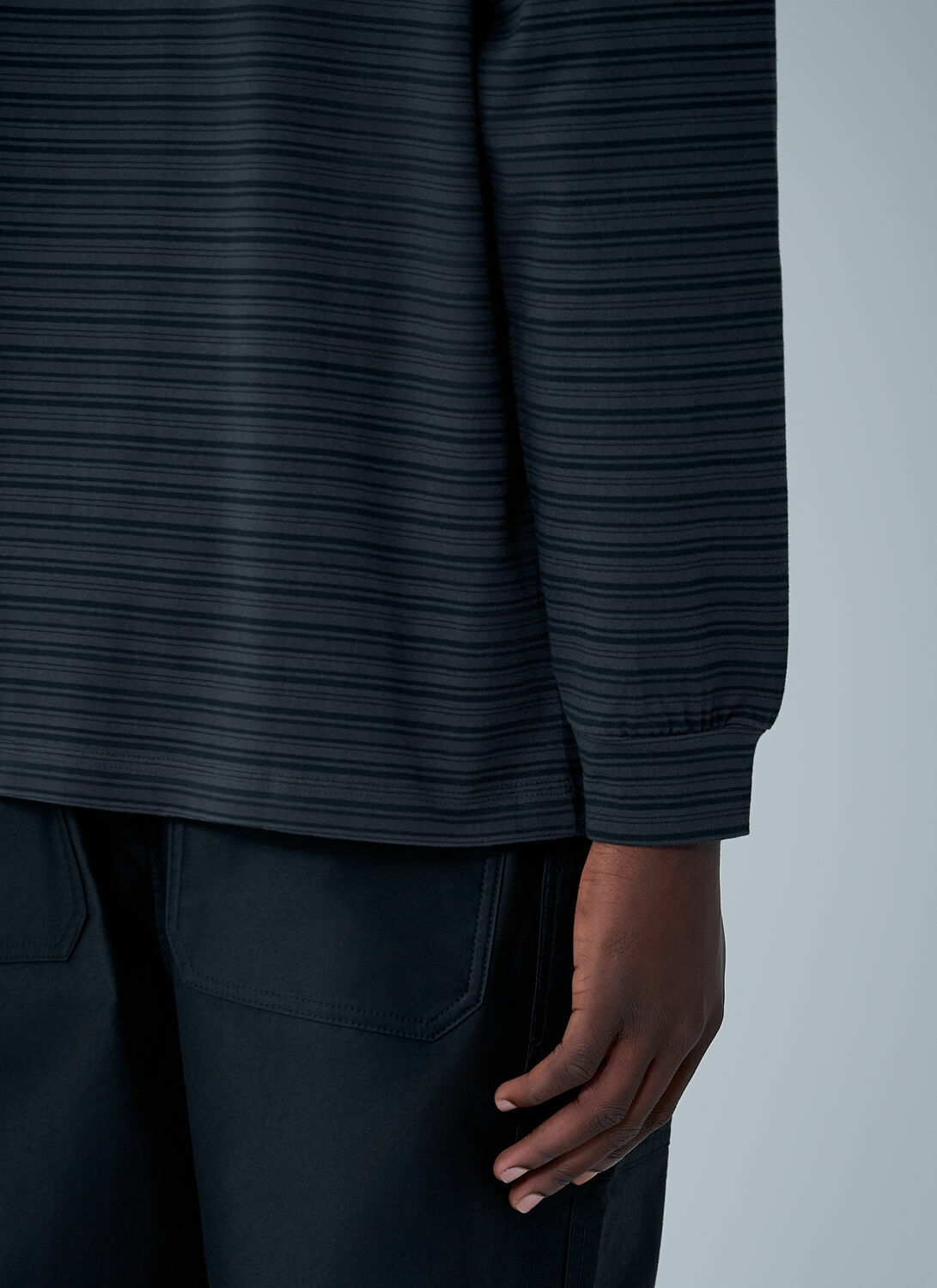 Comme des Garçons Homme Turtleneck Striped Sweater