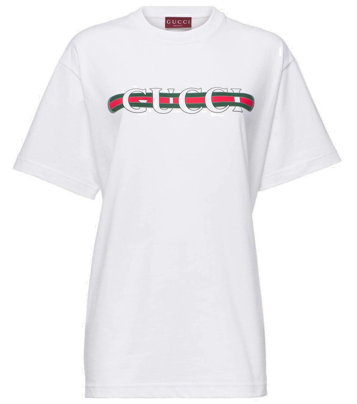 Photo: Gucci Logo cotton jersey T-shirt