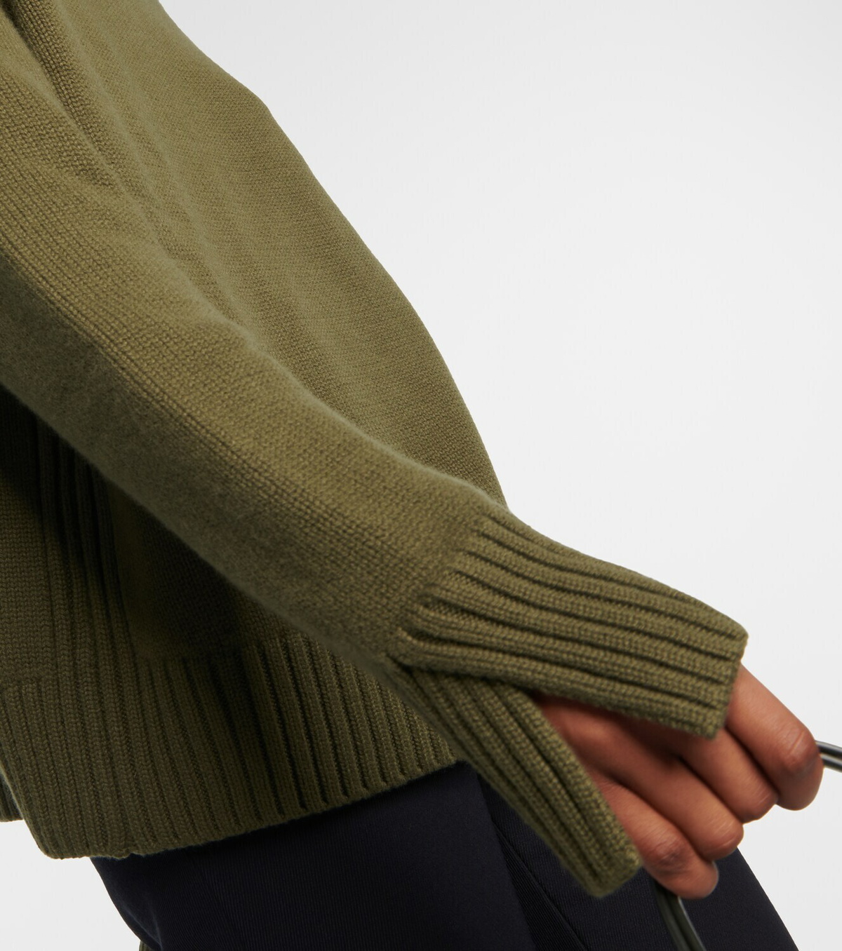 Loro Piana Oversized cashmere turtleneck sweater Loro Piana