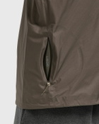 Satisfy Running Pertex 3L Rain Fly Jacket Brown Mens Windbreaker