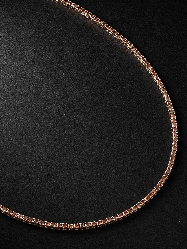 Photo: KOLOURS JEWELRY - Spectra Gold Diamond Tennis Necklace