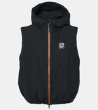 Loewe x On logo technical puffer vest