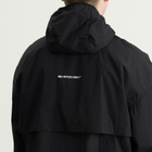 MKI Men's Hyperlight Hooded Wind Jacket in Black