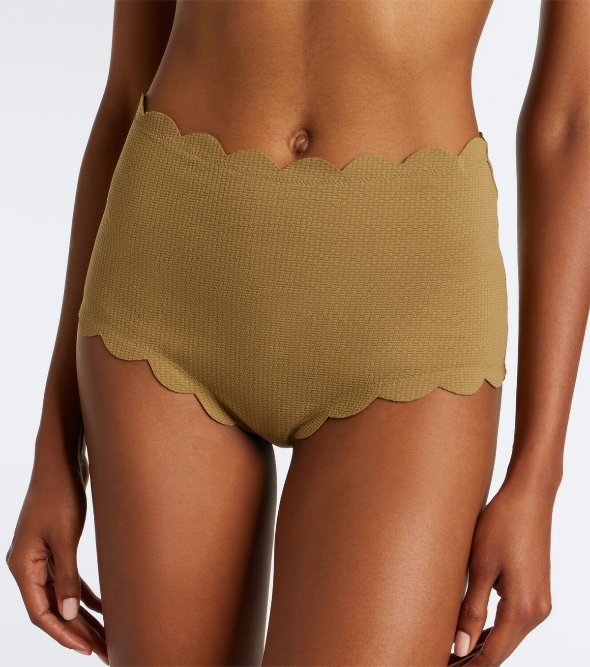 Marysia Santa Monica scalloped bikini bottoms