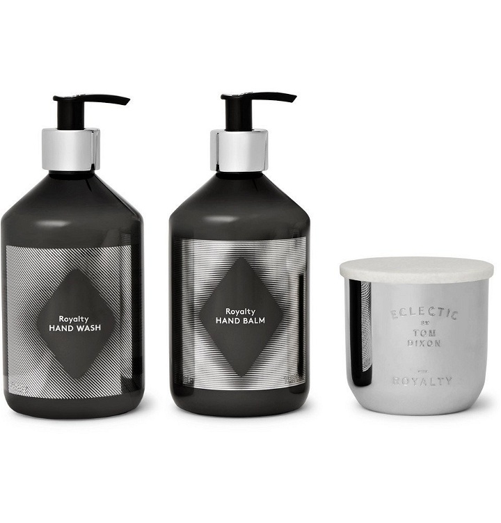 Photo: Tom Dixon - Royalty Scented Candle, Hand Wash and Hand Balm Set - Men - Colorless