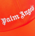 Palm Angels - Logo-Embroidered Neon Twill Baseball Cap - Orange