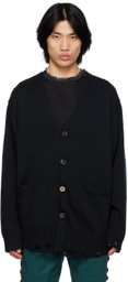 Undercoverism Black Distressed Cardigan
