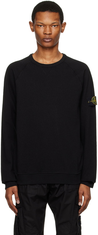 Photo: Stone Island Black Patch Sweatshirt