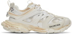 Balenciaga White Track Worn Out Sneakers