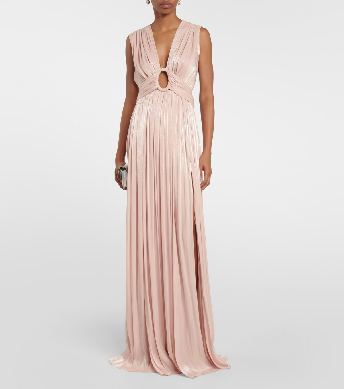 COSTARELLOS コスタレロス ドレス Draped satin gown785537 Costarellos Draped satin gown Costarellos
