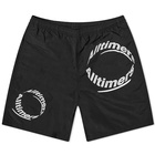 Alltimers Men's Draino Swim Short in Black