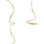 Faris Gold Boa Earrings