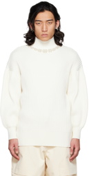 Simone Rocha SSENSE Exclusive Off-White Sweater