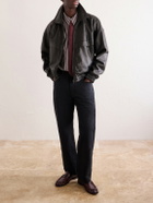 SAINT LAURENT - Leather Jacket - Black