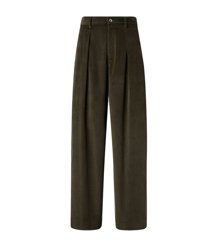 Photo: JW Anderson Cotton corduroy wide-leg pants