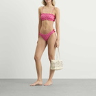 Damson Madder Women's Shirred Bow Bikini Bottom in Pink