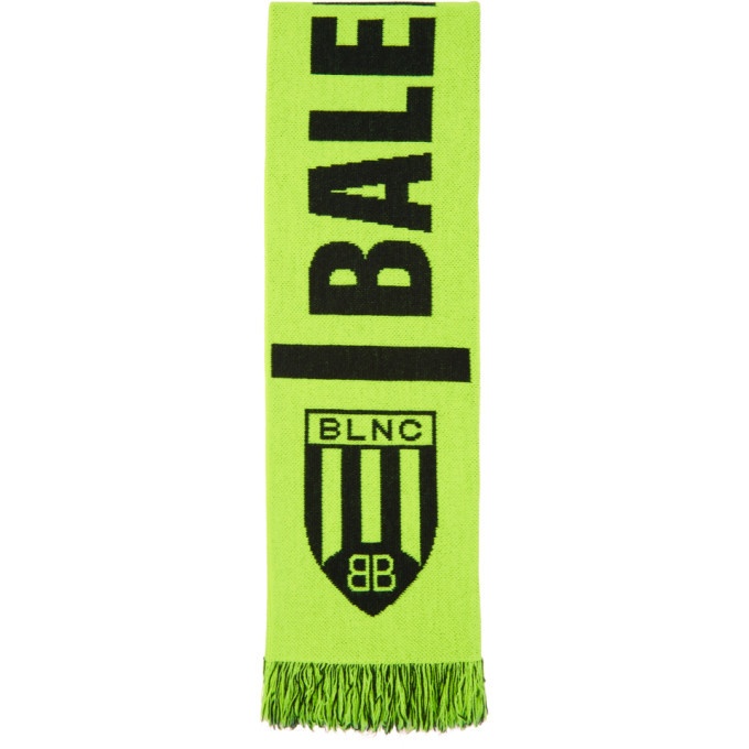 Photo: Balenciaga Yellow Soccer Scarf