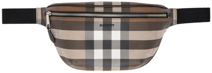 Photo: Burberry Brown Cason Check Belt Pouch