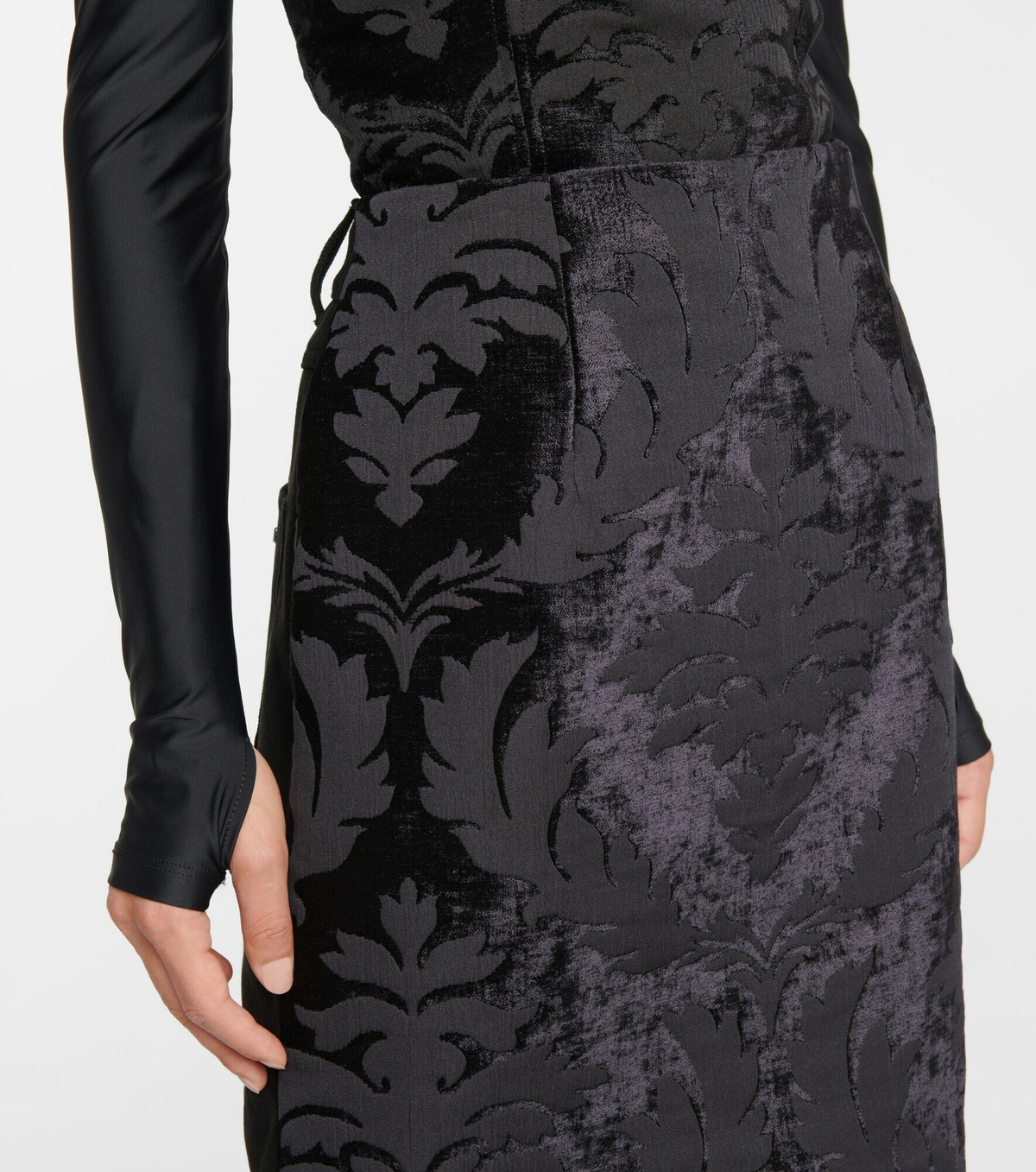 Marine Serre Marine Serre Moon devore skirt main image 0