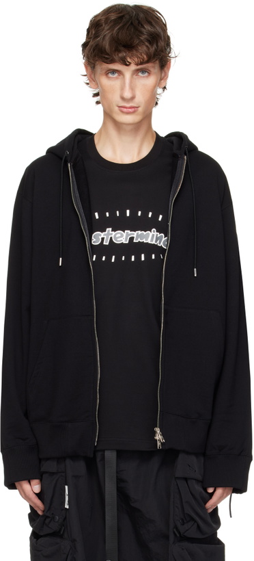 Photo: mastermind JAPAN Black Puzzle Full-Zip Hoodie