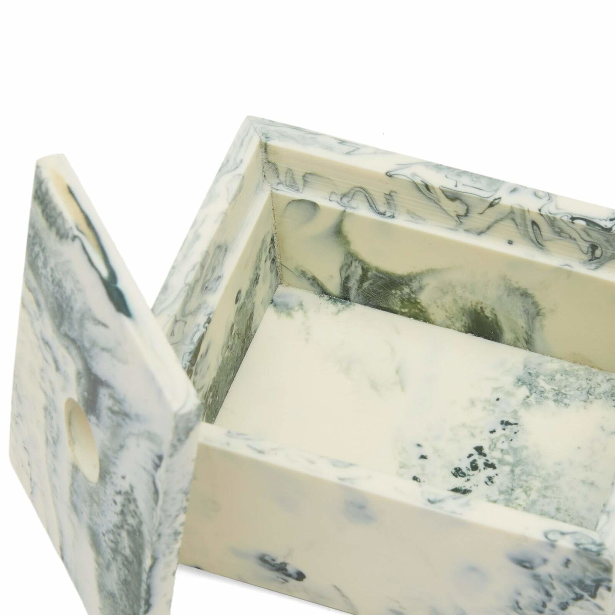 ferm LIVING Mist Box - 7.5x10cm in Emerald/Off-White 