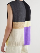 Jil Sander - Colour-Block Intarsia-Knit Sweater Vest - Multi