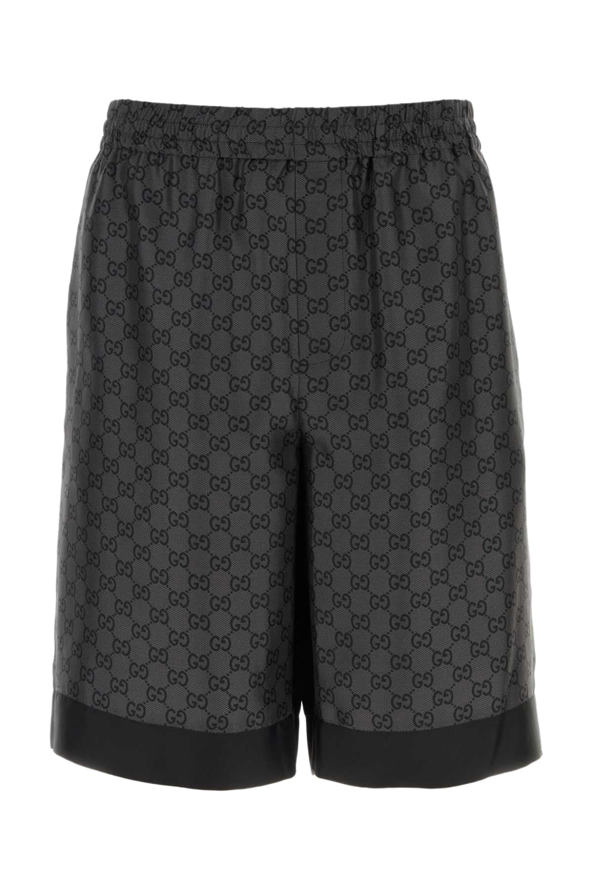 ショートパンツ Gucci Gg Shorts グッチ メンズ ウェアGGスプリーム リネン ショートパンツ