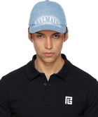 Balmain Blue Denim Cap