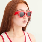 Ray-Ban x A$AP Rocky Wayfarer Puffer Sunglasses in Red/Dark Grey 
