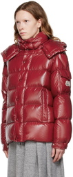 Moncler Red Moncler Maya 70 Down Jacket