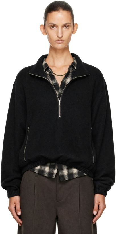 Photo: ssstein Black Fleece Pullover Sweater