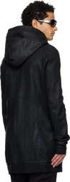 Julius Black Seamed Hoodie