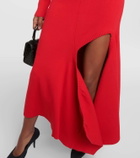 Y/Project Asymmetric jersey maxi dress