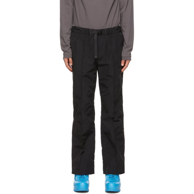 Photo: Ambush Black Nylon Track Trousers