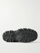 Oakley Factory - Edge Mesh and Rubber-Trimmed Distressed Suede Boots - Yellow