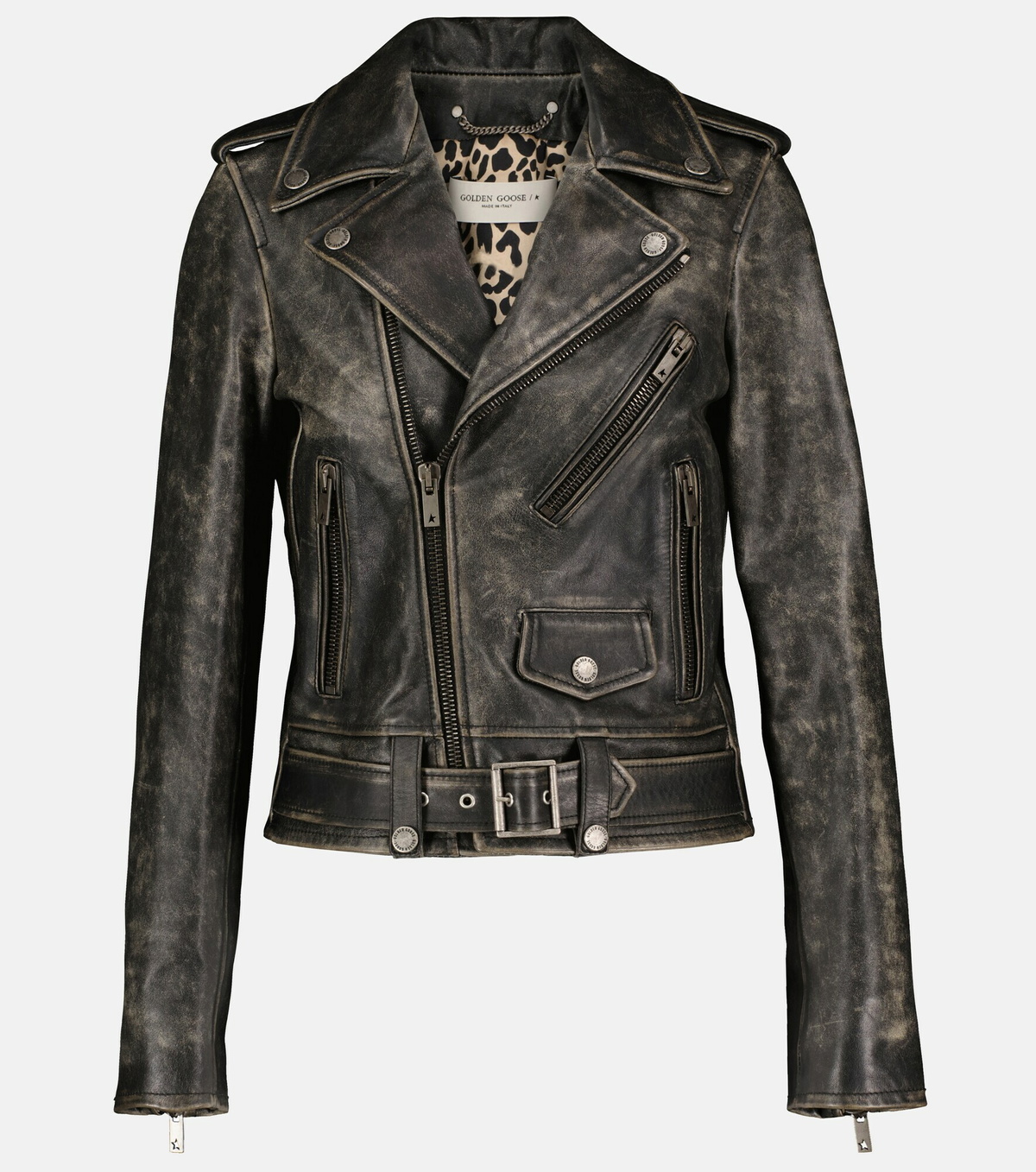 Golden Goose - Golden Collection Chiodo leather jacket