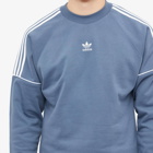 Adidas Men's Rekive Essential Crew Sweat in Wonder Steel