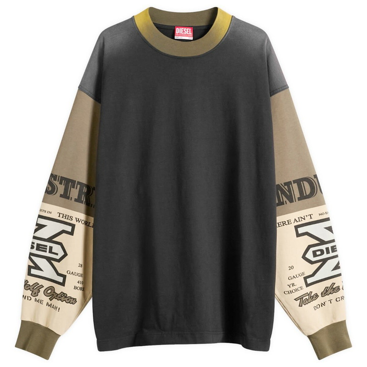 Photo: END. x Diesel Long Sleeve Shirt in Olive Green