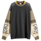END. x Diesel Long Sleeve Shirt in Olive Green