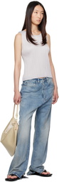 PLEATS PLEASE ISSEY MIYAKE Gray March Basics Tank Top