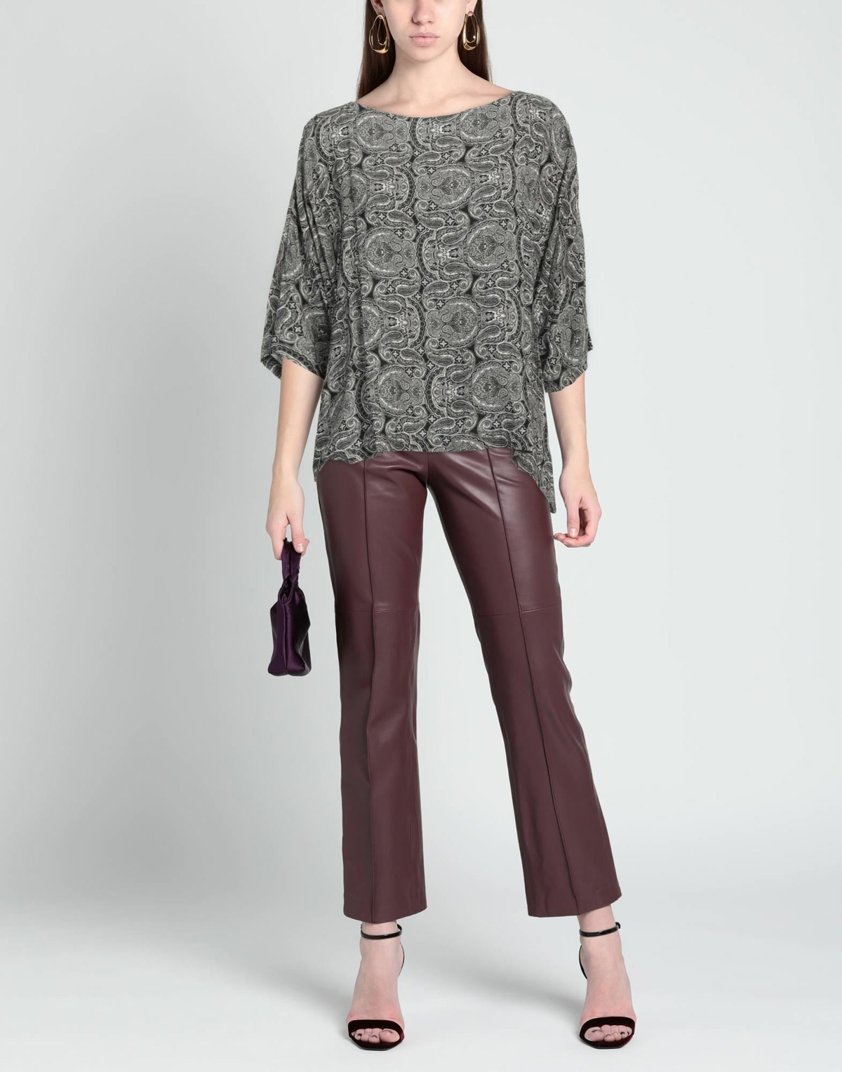 Manila Grace Womens Top in Black