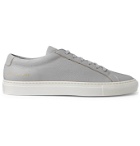 Common Projects - Achilles Pebble-Grain Leather Sneakers - Gray