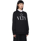 Valentino Black VLTN Star Sweatshirt