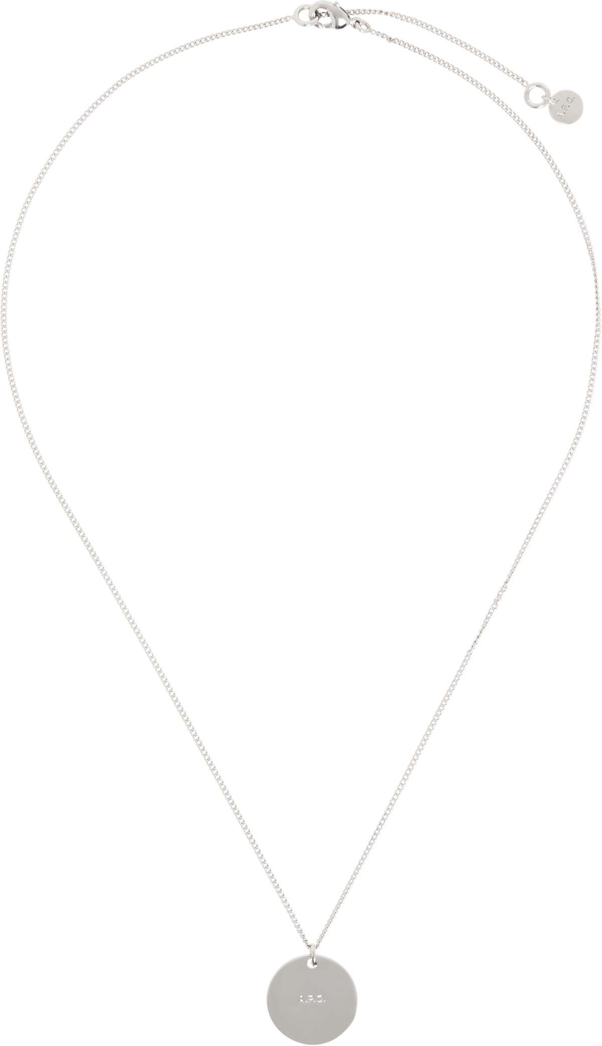 A.P.C. Silver Eloi Necklace